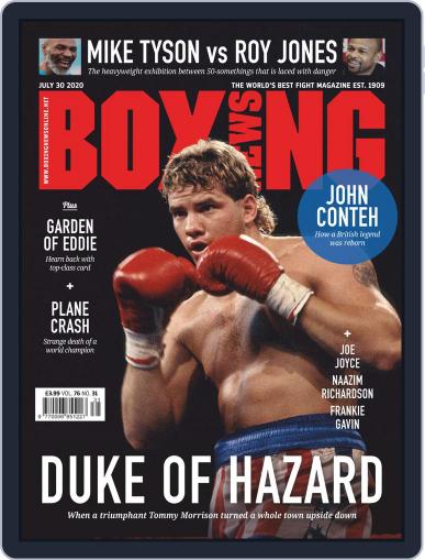 Boxing News July 30th, 2020 Digital Back Issue Cover