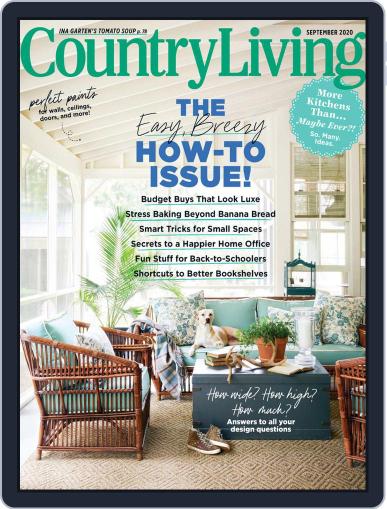 Country Living September 1st, 2020 Digital Back Issue Cover