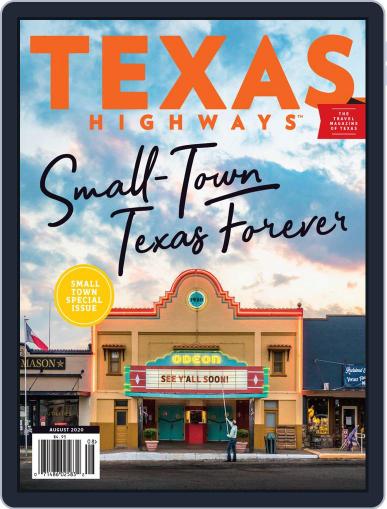 Texas Highways August 1st, 2020 Digital Back Issue Cover