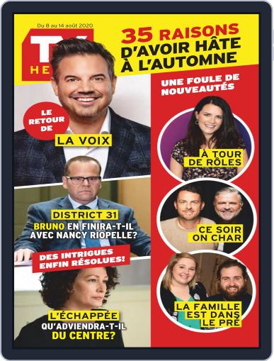 Tv Hebdo August 8th, 2020 Digital Back Issue Cover
