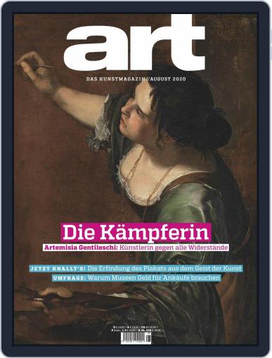 art Magazin August 1st, 2020 Digital Back Issue Cover