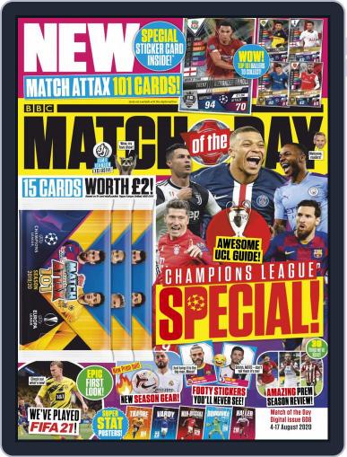 Match Of The Day August 4th, 2020 Digital Back Issue Cover