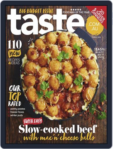 Taste.com.au August 1st, 2020 Digital Back Issue Cover