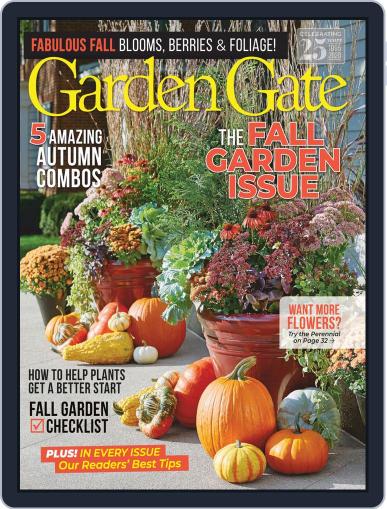 Garden Gate September 1st, 2020 Digital Back Issue Cover