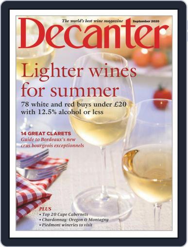 Decanter September 1st, 2020 Digital Back Issue Cover