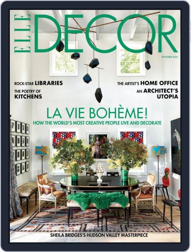 ELLE DECOR September 1st, 2020 Digital Back Issue Cover