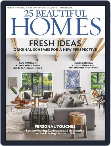 25 Beautiful Homes September 1st, 2020 Digital Back Issue Cover