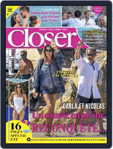 Closer France August 7th, 2020 Digital Back Issue Cover