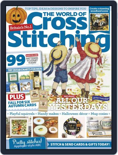 The World of Cross Stitching October 1st, 2020 Digital Back Issue Cover