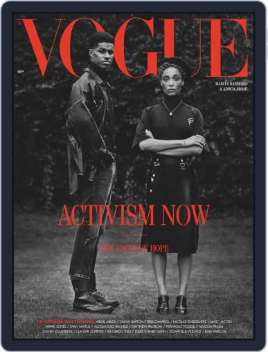 British Vogue September 1st, 2020 Digital Back Issue Cover