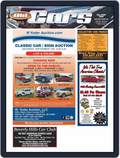 Old Cars Weekly August 27th, 2020 Digital Back Issue Cover
