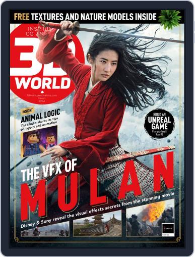3D World October 1st, 2020 Digital Back Issue Cover