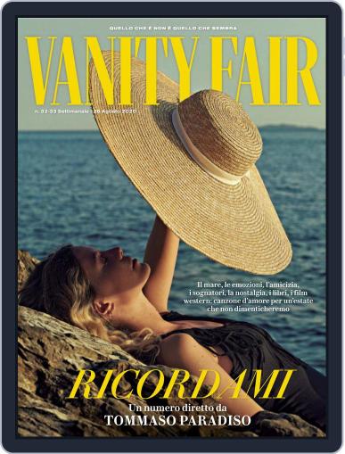 Vanity Fair Italia August 26th, 2020 Digital Back Issue Cover