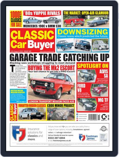 Classic Car Buyer August 12th, 2020 Digital Back Issue Cover