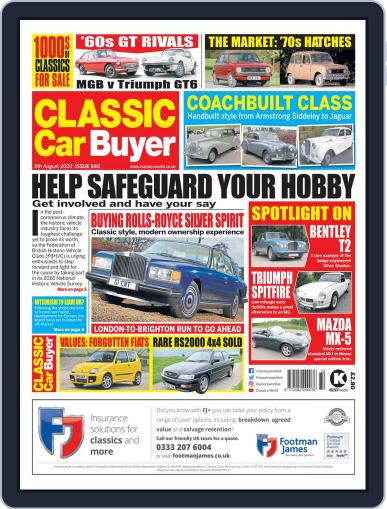 Classic Car Buyer August 5th, 2020 Digital Back Issue Cover