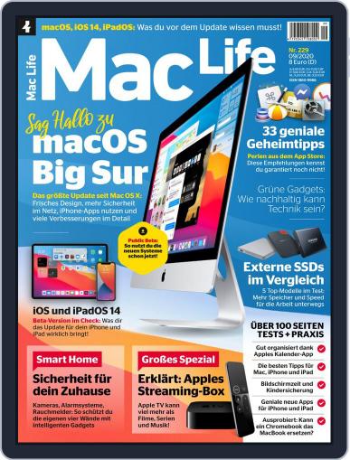 MacLife Germany September 1st, 2020 Digital Back Issue Cover
