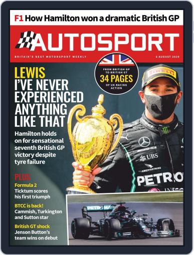Autosport August 6th, 2020 Digital Back Issue Cover