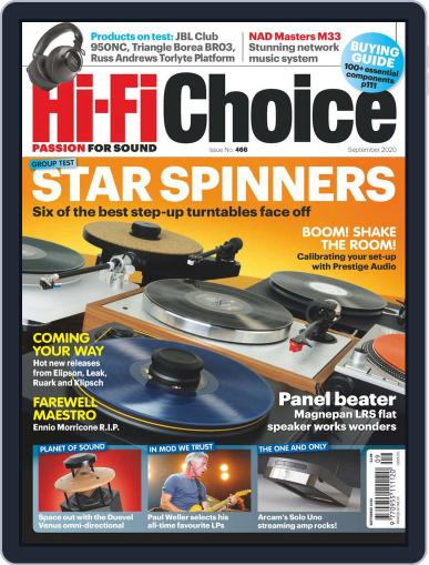 Hi-Fi Choice September 1st, 2020 Digital Back Issue Cover
