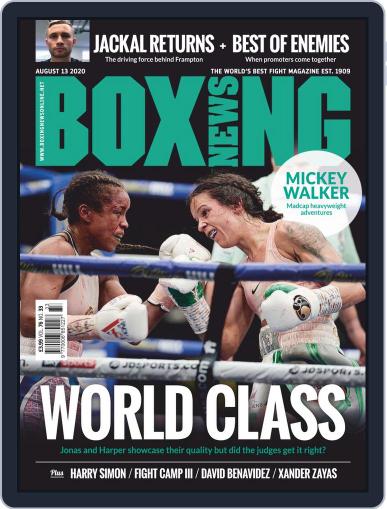 Boxing News August 13th, 2020 Digital Back Issue Cover