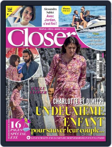Closer France August 14th, 2020 Digital Back Issue Cover