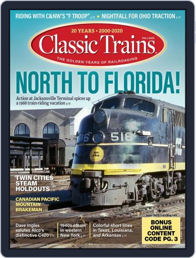 Classic Trains August 3rd, 2020 Digital Back Issue Cover