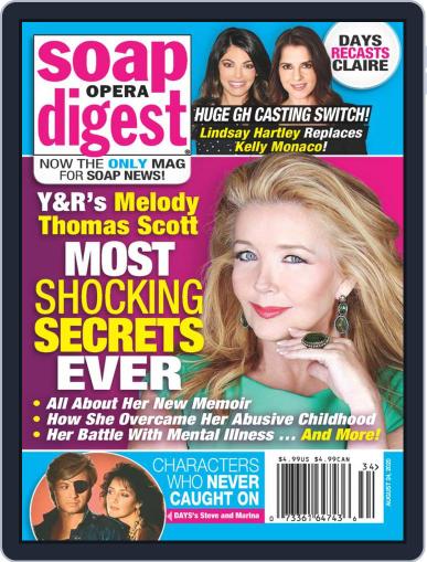Soap Opera Digest August 24th, 2020 Digital Back Issue Cover