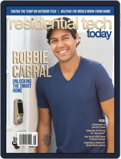 Residential Tech Today June 1st, 2020 Digital Back Issue Cover