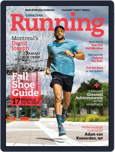 Canadian Running September 1st, 2020 Digital Back Issue Cover