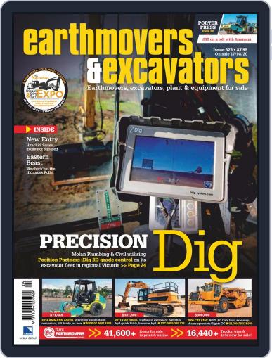 Earthmovers & Excavators August 17th, 2020 Digital Back Issue Cover