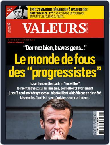 Valeurs Actuelles August 20th, 2020 Digital Back Issue Cover