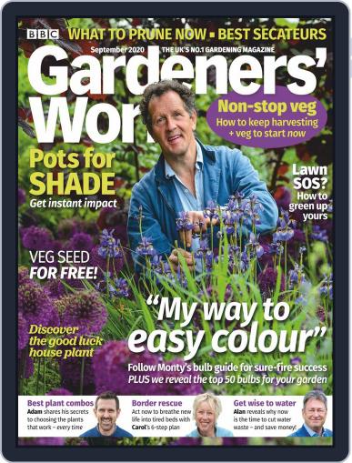 BBC Gardeners' World September 1st, 2020 Digital Back Issue Cover