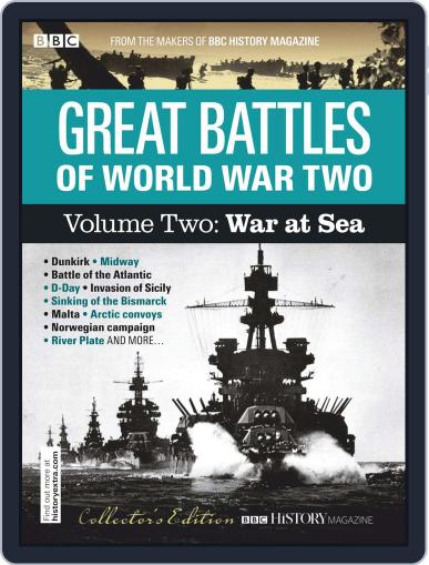 Great Battles of World War Two - War at Sea August 13th, 2020 Digital Back Issue Cover