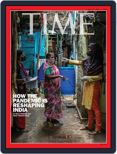 Time Magazine International August 31st, 2020 Digital Back Issue Cover