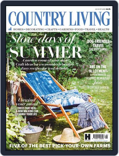 Country Living UK August 1st, 2019 Digital Back Issue Cover