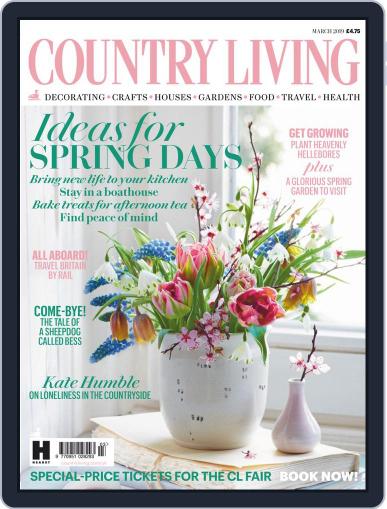 Country Living UK March 1st, 2019 Digital Back Issue Cover