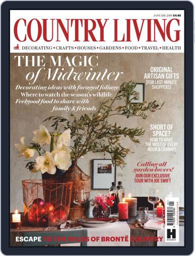 Country Living UK January 1st, 2019 Digital Back Issue Cover