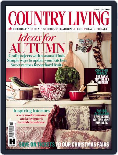 Country Living UK October 1st, 2018 Digital Back Issue Cover