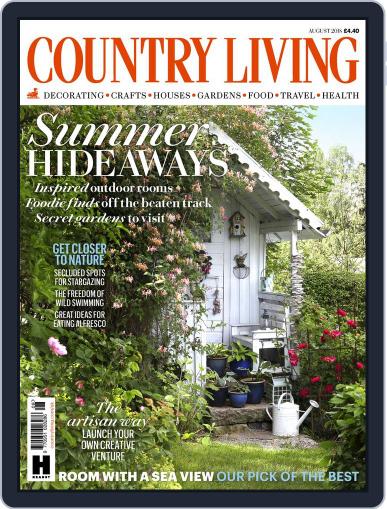 Country Living UK August 1st, 2018 Digital Back Issue Cover