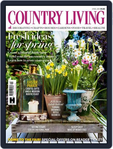 Country Living UK April 1st, 2018 Digital Back Issue Cover