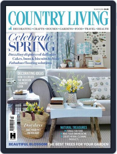 Country Living UK March 1st, 2018 Digital Back Issue Cover