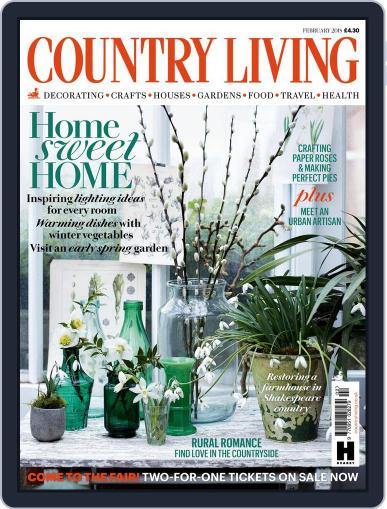 Country Living UK February 1st, 2018 Digital Back Issue Cover