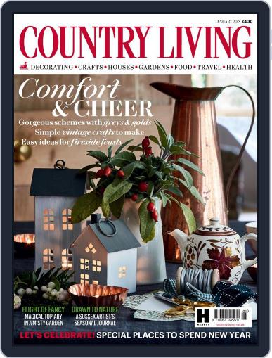 Country Living UK January 1st, 2018 Digital Back Issue Cover