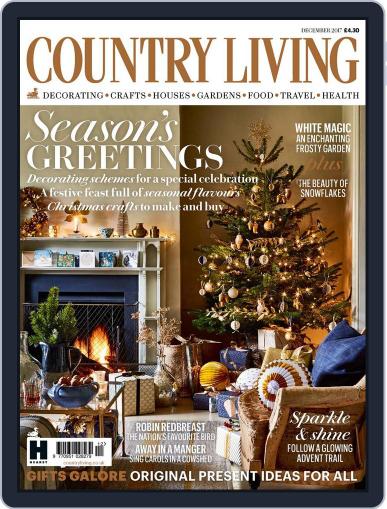 Country Living UK December 1st, 2017 Digital Back Issue Cover