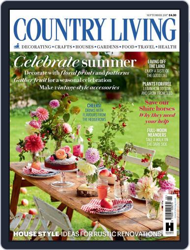 Country Living UK September 1st, 2017 Digital Back Issue Cover