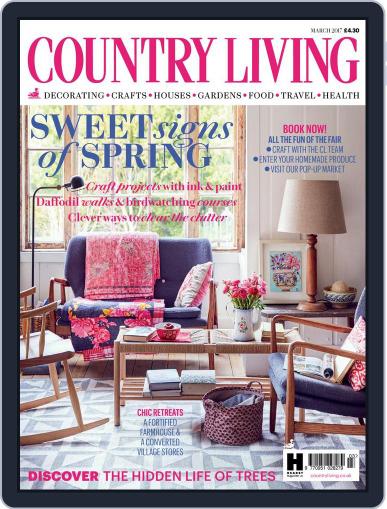 Country Living UK March 1st, 2017 Digital Back Issue Cover
