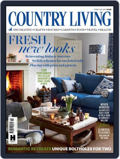 Country Living UK February 1st, 2017 Digital Back Issue Cover