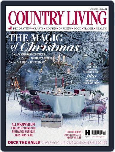 Country Living UK December 1st, 2016 Digital Back Issue Cover
