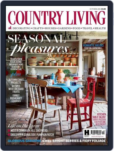 Country Living UK October 1st, 2016 Digital Back Issue Cover