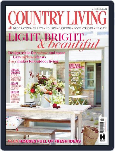 Country Living UK August 1st, 2016 Digital Back Issue Cover
