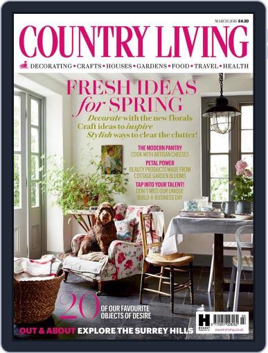 Country Living UK January 28th, 2016 Digital Back Issue Cover